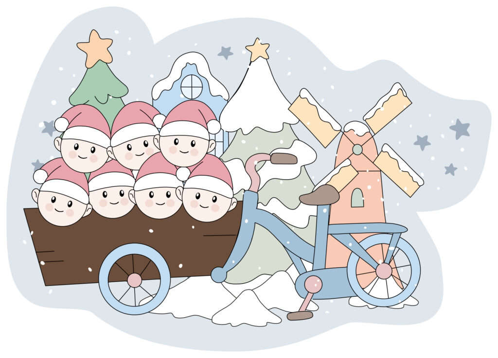 Happyzz Kerst Bakfiets